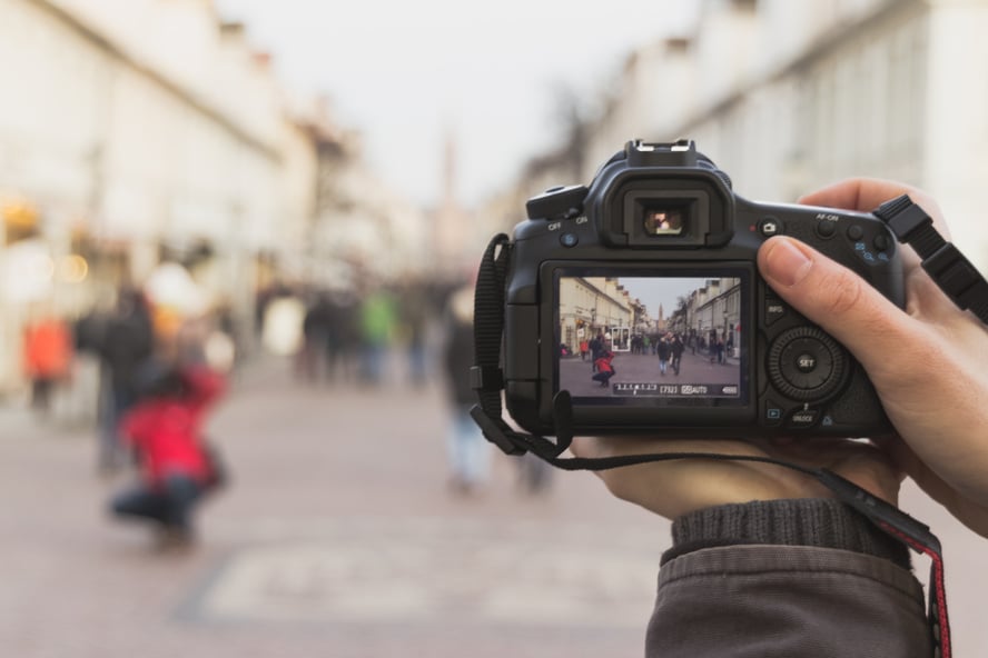 Photographer Taking a Photograph